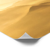 Poster Lever du soleil sur les collines de brouillard mat (Coin)