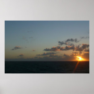 Poster Lever du soleil sur San Juan I Porto Rico