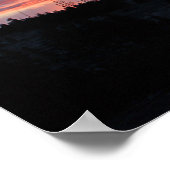 Poster Lever du soleil sur Swan Lake Flat (Coin)