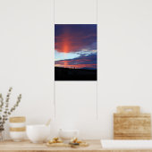 Poster Lever du soleil sur Swan Lake Flat (Cuisine)