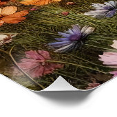 Poster Lever floral du pré (Coin)