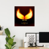 Poster Lever le feu - Phoenix Wings (Bureau à domicile)