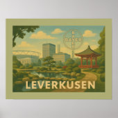 Poster Leverkusen Germany City Art (Devant)