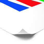 Poster Levez La Main Pour Les Soins De Santé À Une Seule  (Coin)