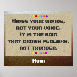 Poster Levez vos mots