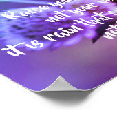 Poster Levez Vos Mots Citation Rumi Inspirationnelle (Coin)