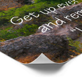 Poster Levez-vous chaque matin en vous rappelant JE PEUX (Coin)