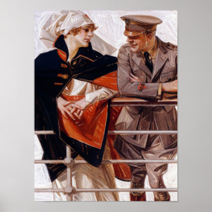 Poster Leviathan, 1918 par Joseph Christian Leyendecker