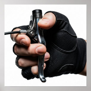 Poster Levier de frein à vélo