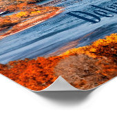 Poster Leviers d'automne de la rivière Delaware (Coin)