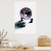 Poster Léviter l'affiche de la Terre (Cuisine)