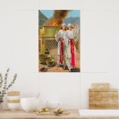 Poster Leviticus 10 Le péché de Nadab et l'affiche Abihu (Cuisine)