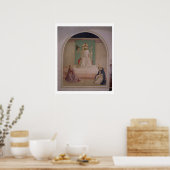 Poster L'évocation du Christ avec la Vierge et Saint Domi (Cuisine)