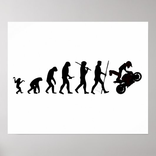 Poster L'évolution de l'affiche de Moto (Devant)