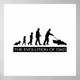 Poster L'évolution de papa