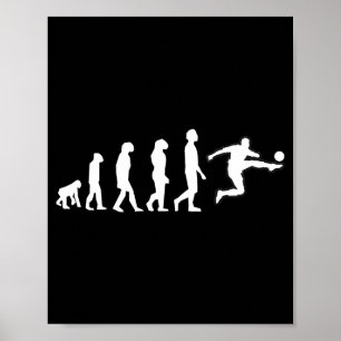 Poster L'évolution humaine se termine par le mouvement de