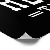 Poster Levons les choses lourdes (Coin)