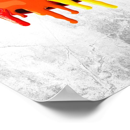 POSTER LÈVRES À COURSE (Coin)