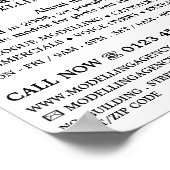 Poster Lèvres bleues, agence de modélisation, agent modèl (Coin)