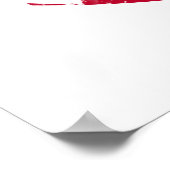 Poster Lèvres chaudes, Lèvres rouges (Coin)