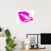 Poster lèvres de poison (Bureau à domicile)