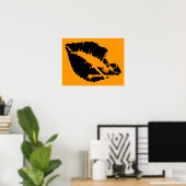 Poster lèvres de poison (Bureau à domicile)