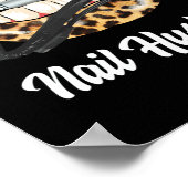 Poster Lèvres léopard avec ongle Cool de perçage Technici (Coin)