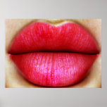 Poster Lèvres rouges<br><div class="desc">Impression des lèvres rouges</div>