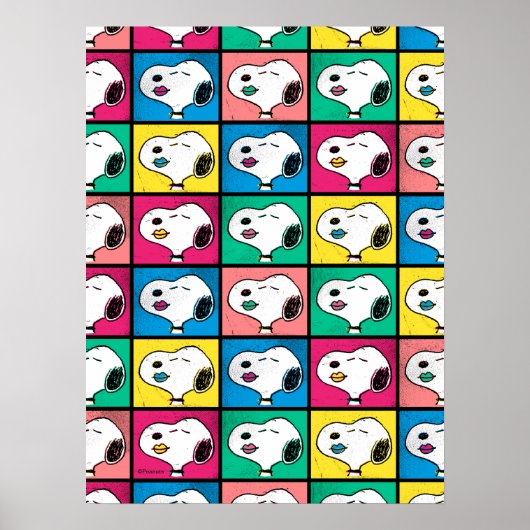 Poster Lèvres Snoopy Pop Art | Patron pour vous Mod (Devant)