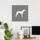 Poster Lévrier (Bureau à domicile)