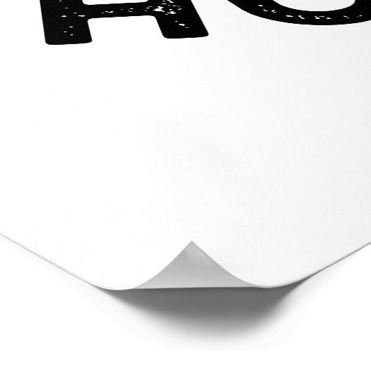 Poster Levure de levure Hurray Drôle Puns de pain (Coin)