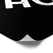 Poster Levure de levure Hurray Funny Puns de pain noir BG (Coin)