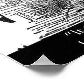 Poster Lewis Carroll Graphique & Citation Célèbre (Coin)