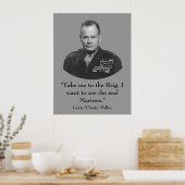 Poster Lewis "Chesty" Puller -- War Hero (Cuisine)