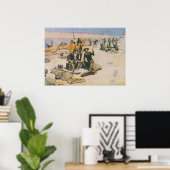 Poster Lewis et Clark à la rivière Columbia (Bureau à domicile)