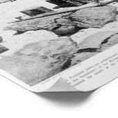 Poster Lewis et Clark à l'embouchure du Columbia (Coin)