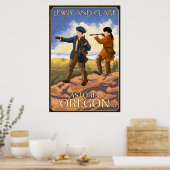 Poster Lewis et Clark - Astoria, Oregon (Cuisine)