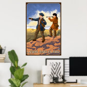 Poster Lewis et Clark Explorer l'Ouest (Bureau à domicile)