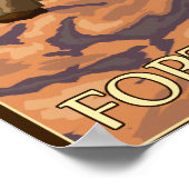 Poster Lewis et Clark - Fort Clatsop, Oregon (Coin)