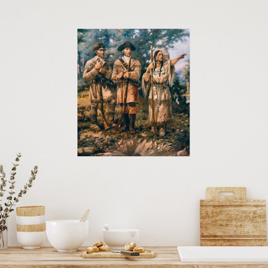 Poster Lewis et Clark, Sacagawea (Cuisine)