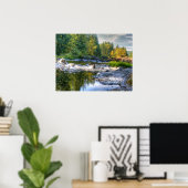 Poster Lewis River Fall (Bureau à domicile)