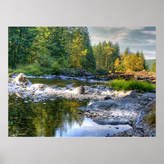 Poster Lewis River Fall (Devant)
