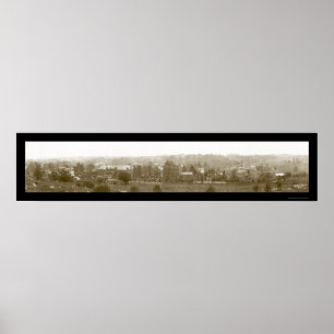 Poster Lewisburg WV Birdseye Photo 1913