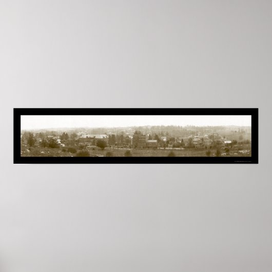 Poster Lewisburg WV Birdseye Photo 1913 (Devant)