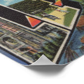 Poster Lewiston, Maine (Scène fluviale) (Coin)