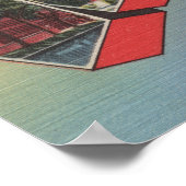 Poster Lewiston, Maine - Scènes de grandes lettres (Coin)