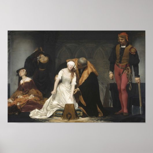 Poster L'exécution de Lady Jane Grey (Devant)