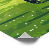 Poster Lexington Kentucky Horloges Bluegrass Fermes Vinta (Coin)