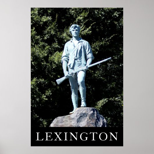 Poster Lexington Minuteman (Devant)