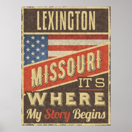 Poster Lexington Missouri (Devant)